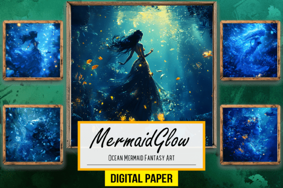 Download Ocean Mermaid Fantasy Background Artwork - Fantasy background Collection