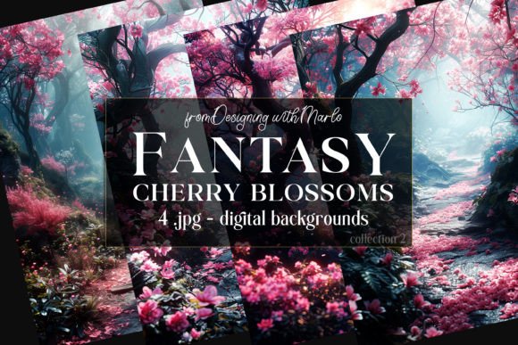 Download Cherry Blossom Tree Fantasy Background 2 - Fantasy background Collection