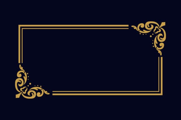 Download Vintage Pattern Border Floral Decoration - Decoration Collection