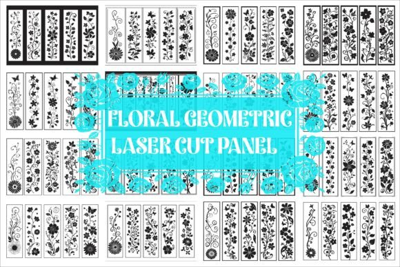 Download Creative Laser Cut Floral Border Design - Design Collection