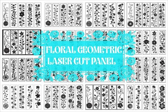 Download Creative Laser Cut Floral Border Design - Design Collection