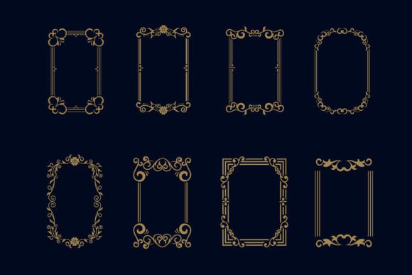 Download Vector Decorative Frame Design Template - Design Collection