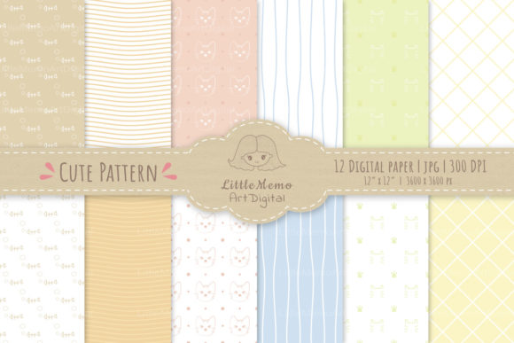 Download Cute Animal Digital Paper Pattern - Paper pattern Collection
