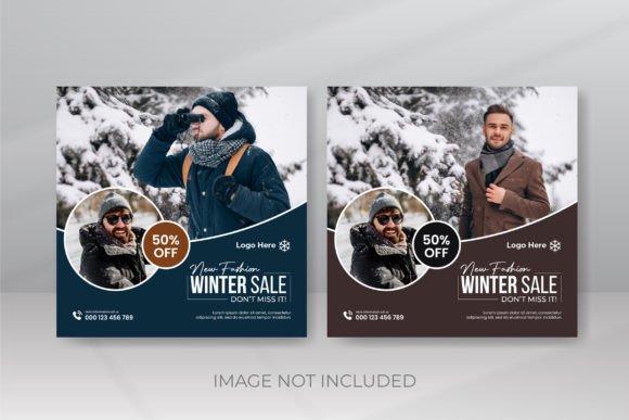 Download Winter Sale Social Post Design - Design Collection