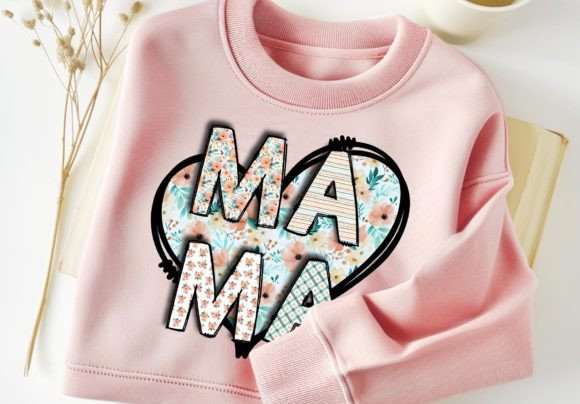 Download Mama Floral PNG Heart Tshirt Design - Design Collection