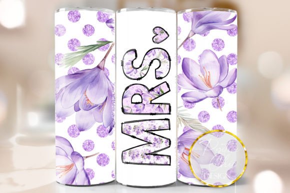 Download Mrs Tumbler Wrap Wedding Design PNG - Design Collection