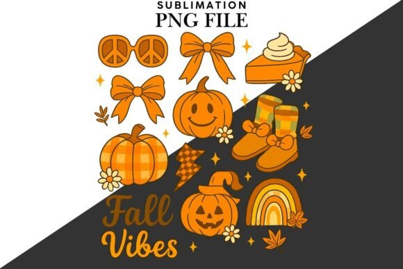 Download Fall Vibes Png Design for T-shirts - Design Collection
