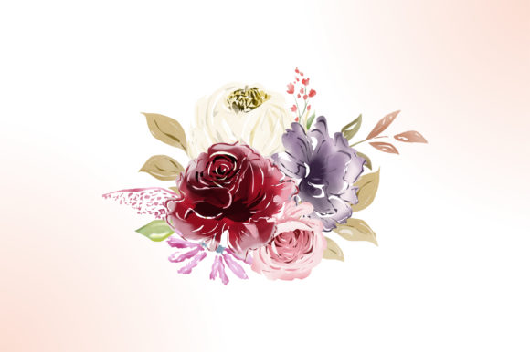 Download Watercolor Floral Decoration Vector - Decoration Collection