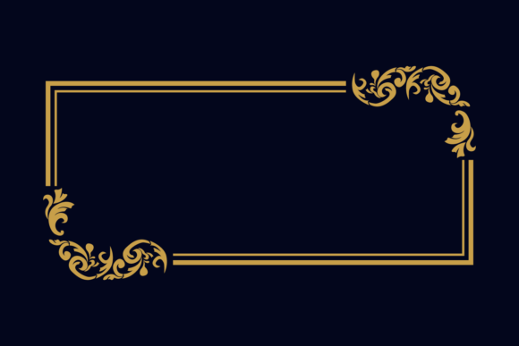 Download Vintage Pattern Border Floral Decoration - Decoration Collection