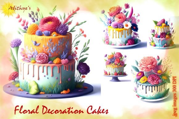 Download Floral Decoration Cakes - Decoration Collection