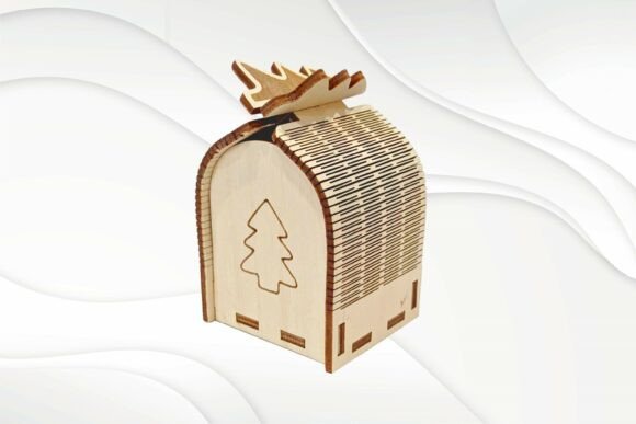 Download Christmas Tree Box, Laser Cutting Design - Design Collection